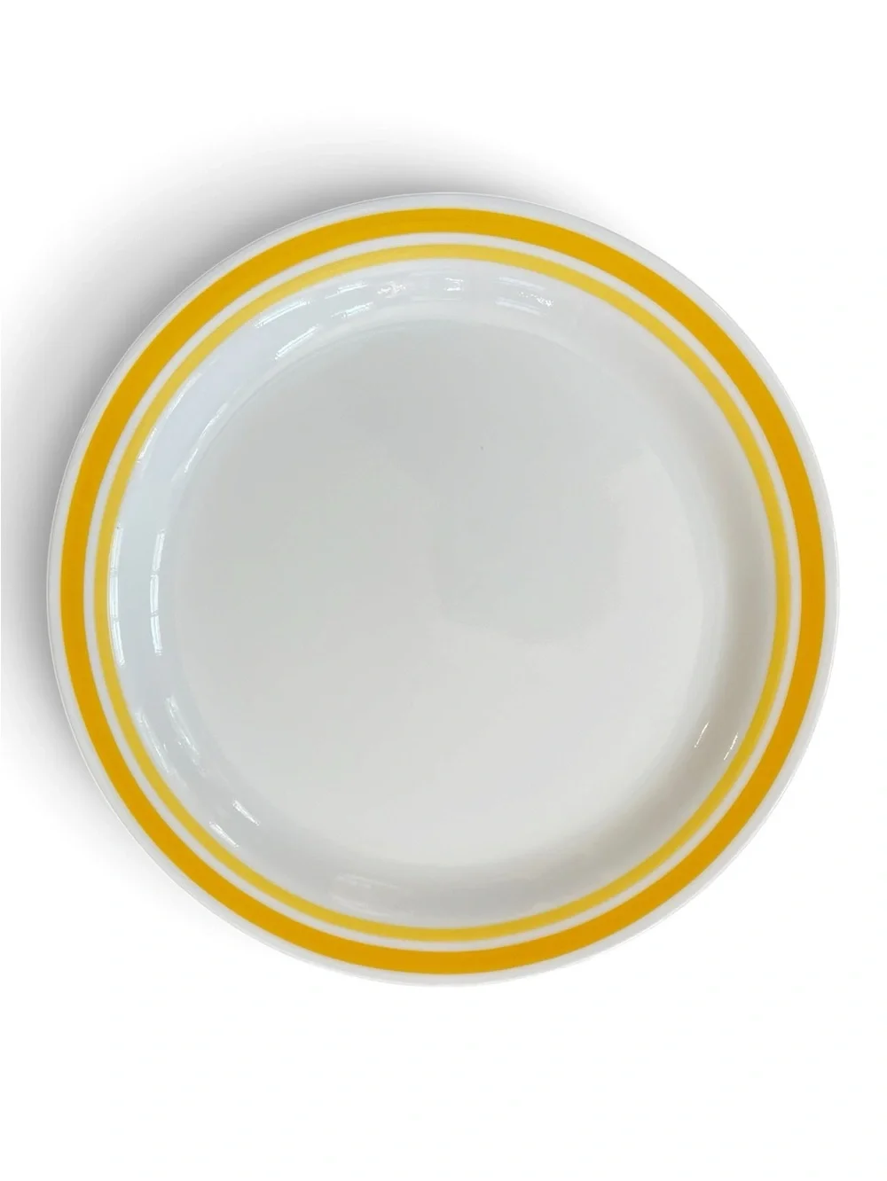 Vintage corelle citrus pattern plates, set of 4, 8.5 inch diameter lunch plates